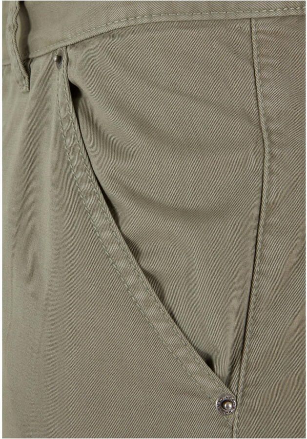 Urban Classics Twill Double Knee Pants Cargobroeken in groen formaten: 32