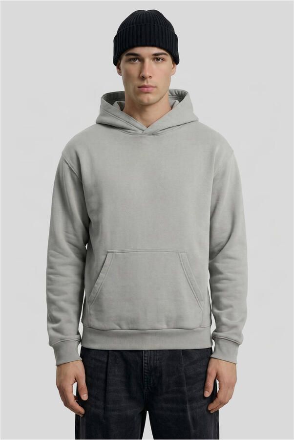 Urban Classics oversized hoodie lichtgrijs