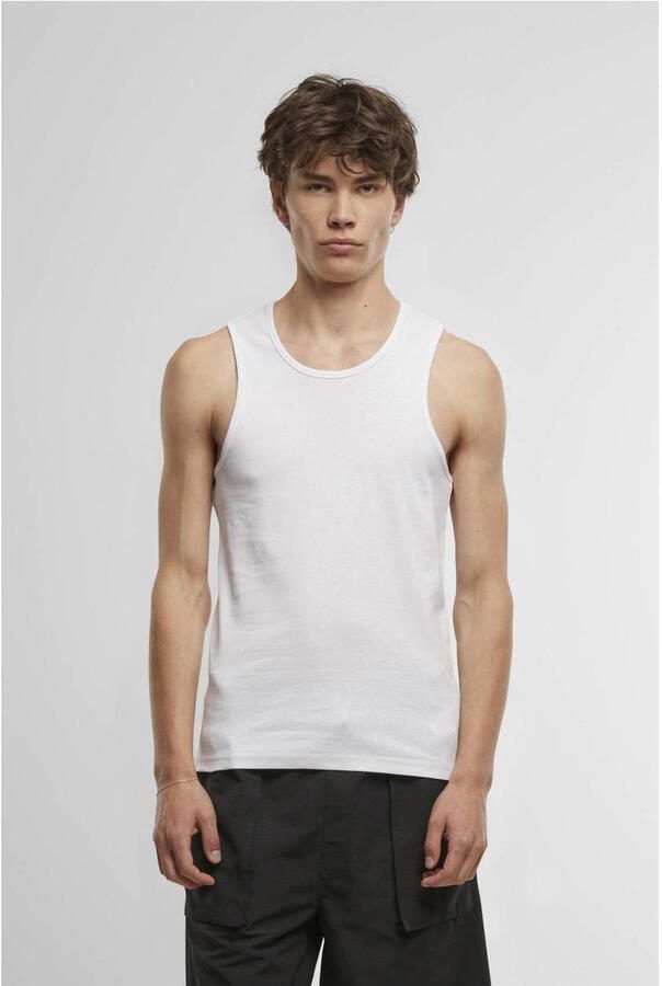 Urban Classics regular singlet wit (set van 2)