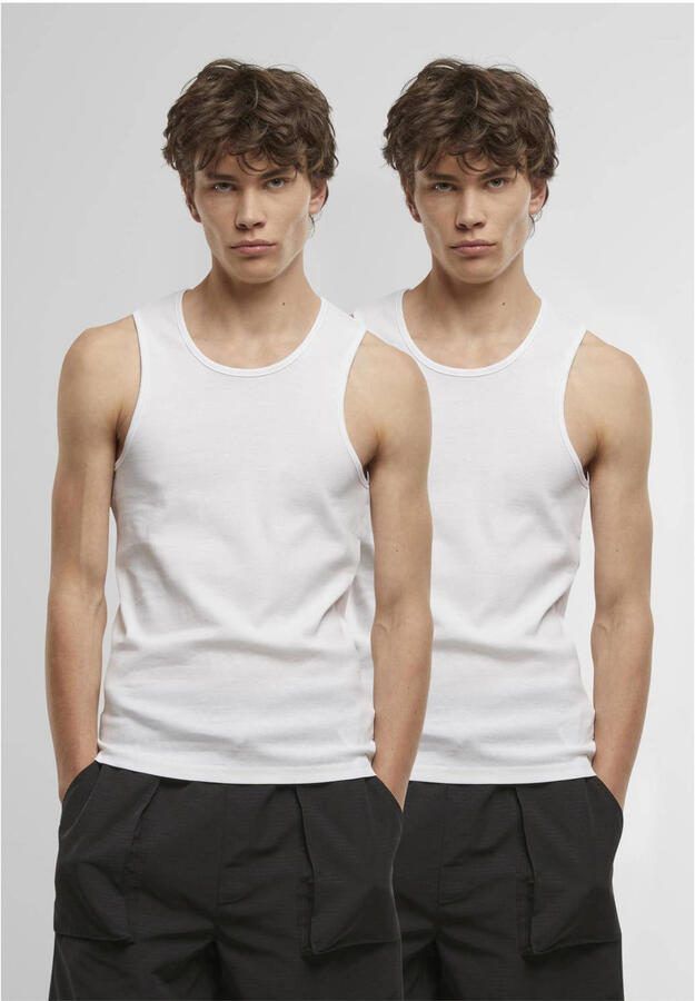 Urban Classics regular singlet wit (set van 2) - Foto 2