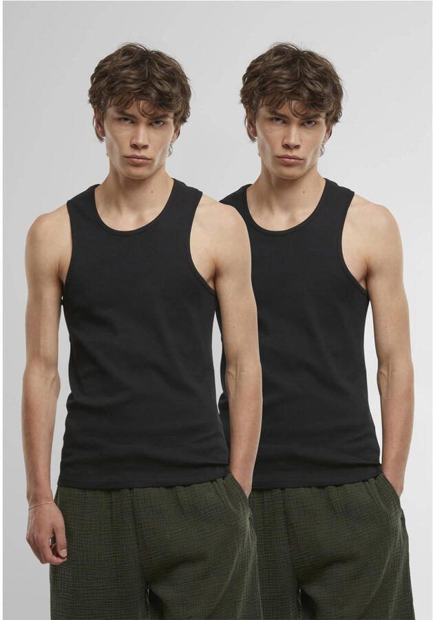 Urban Classics regular singlet zwart (set van 2) - Foto 2