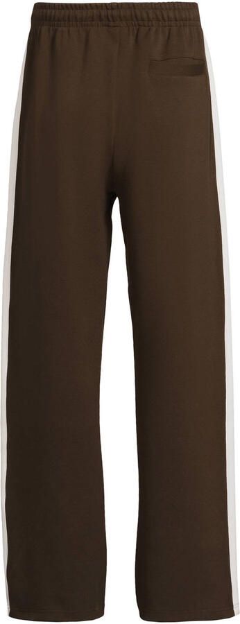 Urban Classics relaxed fit gestreepte piqué joggingbroek bruin