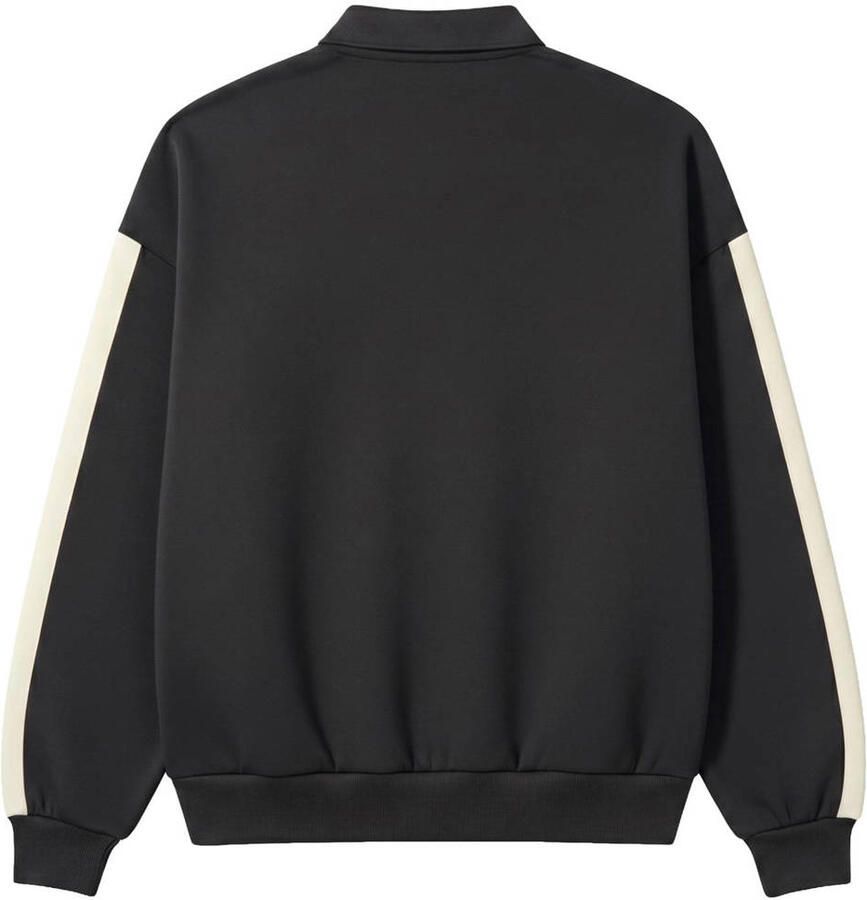 Urban Classics relaxed fit gestreepte sweater zwart - Foto 2