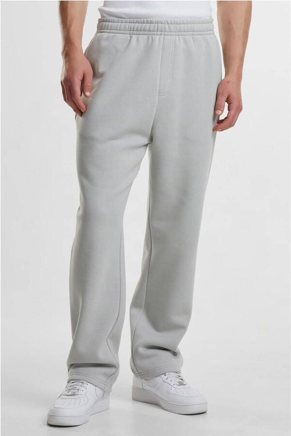 Urban Classics Fluffy Trackpants Men Trainingsbroeken grijs Maat XXL Kleding