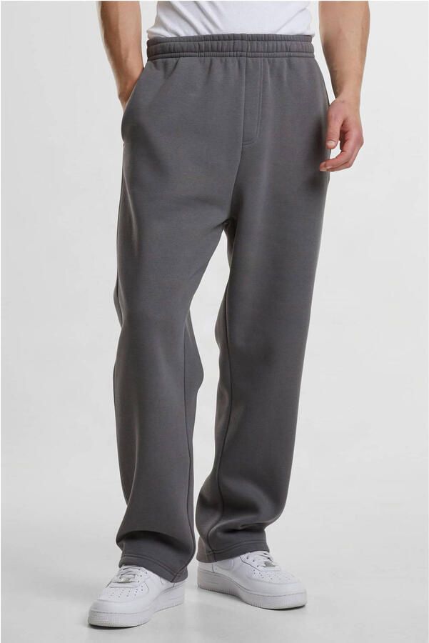 Urban Classics Fluffy Trackpants Men Trainingsbroeken grijs Maat XXL Kleding