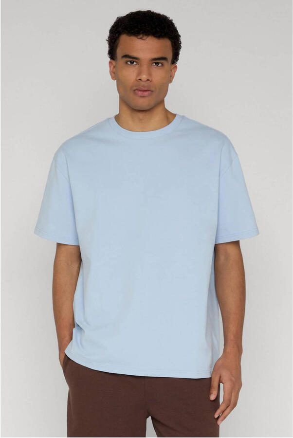 Urban Classics relaxed fit T-shirt lichtblauw