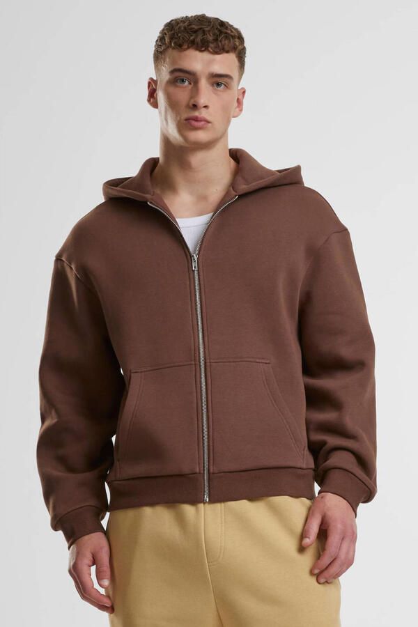 Urban Classics sweatvest bruin - Foto 3