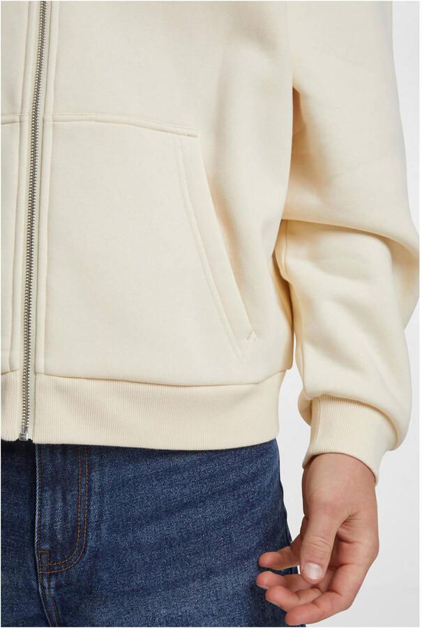 Urban Classics Fluffy Zip Hoody Men Hoodies & Sweaters beige Maat XL Kleding - Foto 3