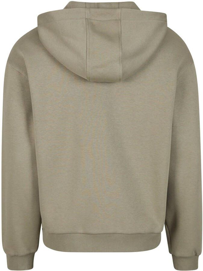 Urban Classics Fluffy Zip Hoody men Hoodies & Sweaters groen Maat XS Kleding - Foto 2