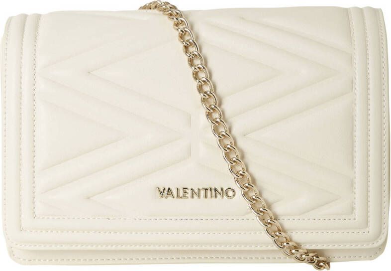 Valentino Bags doorgestike crossbody tas Souvenir ecru