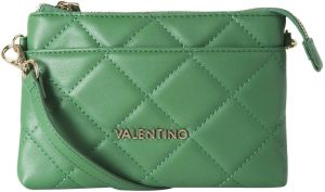 Valentino Bags doorgestikte portemonnee Ocarina groen