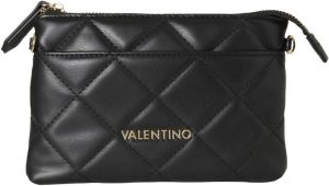 Valentino Bags doorgestikte portemonnee Ocarina zwart
