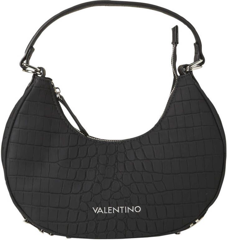 Valentino Bags schoudertas Coconut met crocoprint zwart