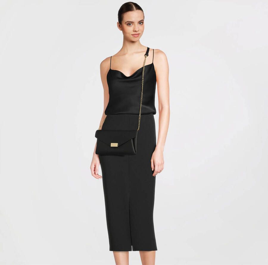 VALENTINO BAGS Clutch in envelopmodel met glanzend design model 'ARPIE' - Foto 2