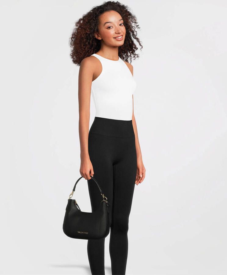 Valentino by Mario Valentino Zwarte Schoudertas met Verstelbare Band Black Dames - Foto 2