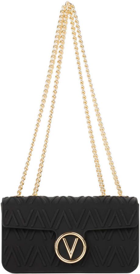 Valentino Bags schoudertas met label in reliëf model 'BUBBLE'
