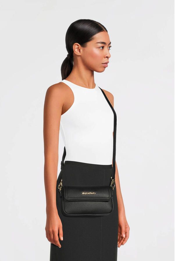 Valentino by Mario Valentino Elegante Ivy Flab Schoudertas Black Dames