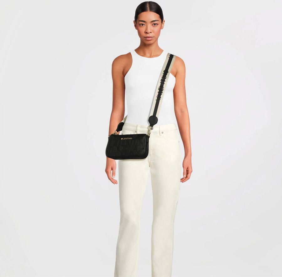 Valentino by Mario Valentino Zwarte Crossbodytas voor Stijlvolle Vrouwen Black Dames