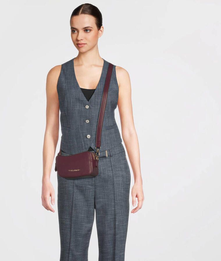 Valentino Bags crossbody tas Zero donkerrood - Foto 3