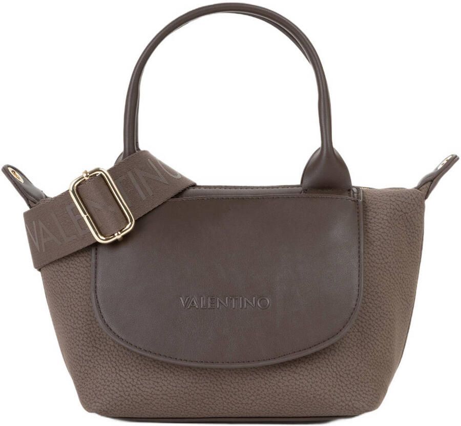 Valentino Bags mini shopper Snowfall donkerbruin