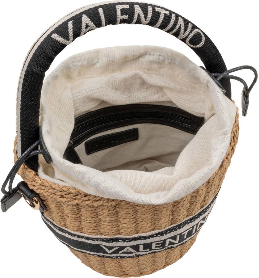 Valentino Bags raffia handtas Boho naturel zwart - Foto 2