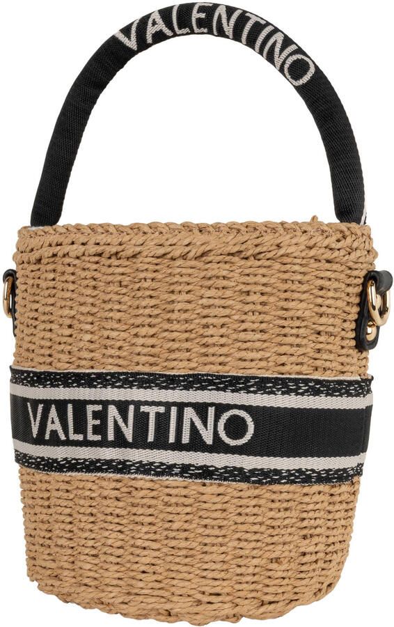 Valentino Bags raffia handtas Boho naturel zwart - Foto 3