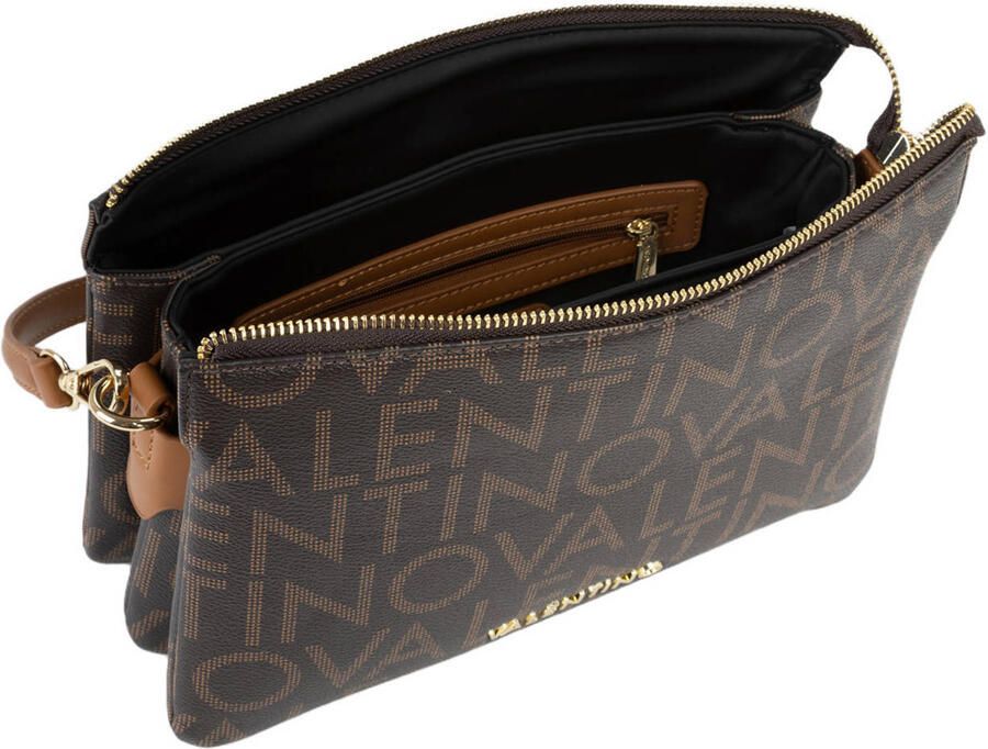 Valentino Bags schoudertas Regina met logoprint donkerbruin - Foto 2