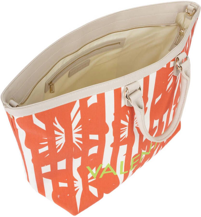 Valentino Bags shopper Kore met bloemenprint oranje - Foto 3