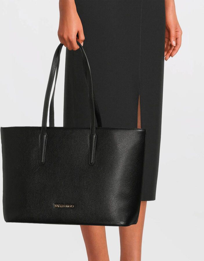 Valentino by Mario Valentino Zwarte Leren Schoudertas Martu Tote Black Dames - Foto 4