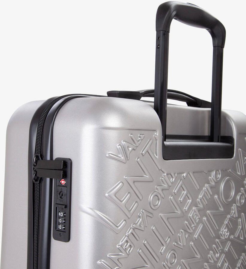 Valentino trolley Mars 54 cm. zilverkleurig - Foto 3