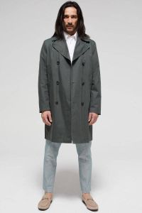 WE Fashion trenchcoat bright silver