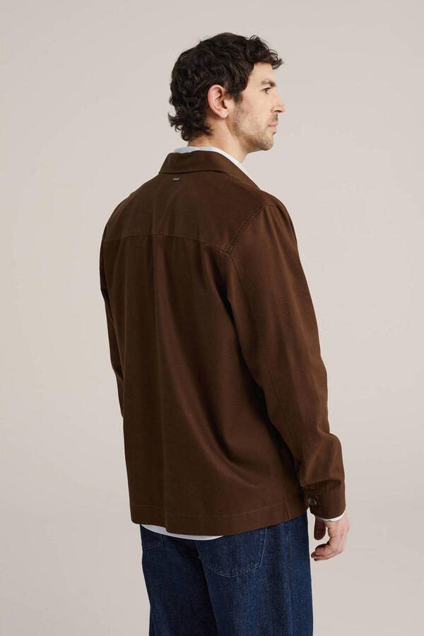 Van Gils overshirt donkerbruin - Foto 3