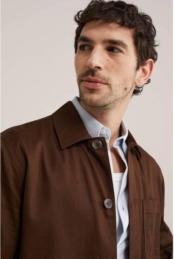 Van Gils overshirt donkerbruin - Foto 2
