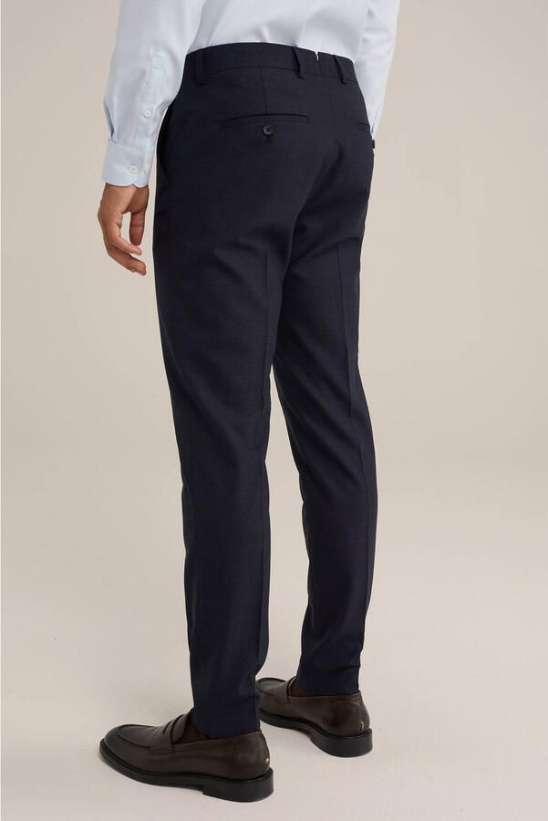 Van Gils slim pantalon donkerblauw