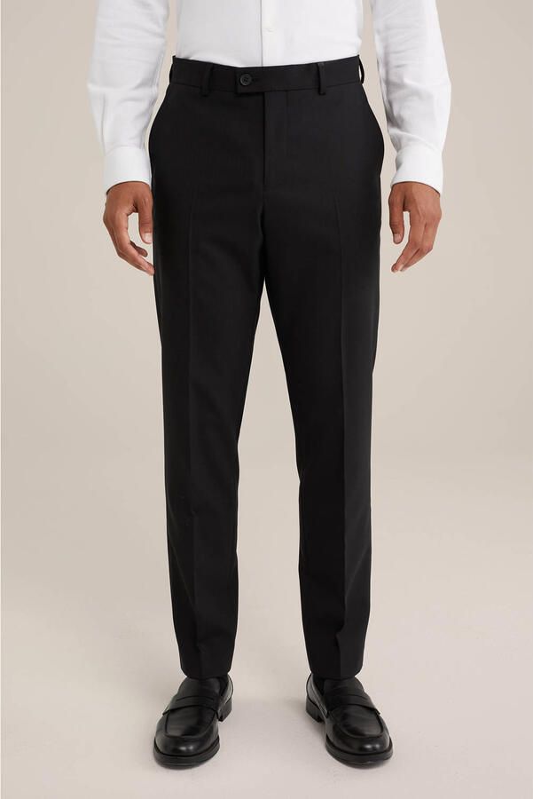 Van Gils slim pantalon zwart