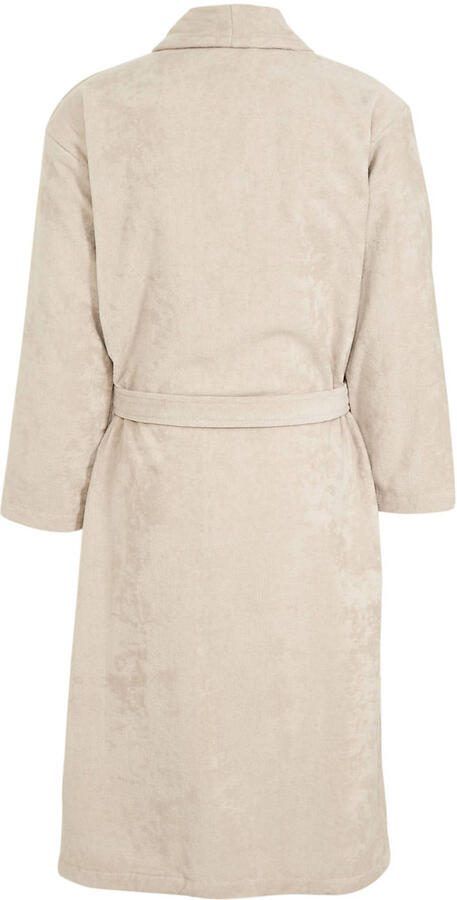 Vandyck unisex fluwelen badjas Prestige beige