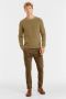 Vanguard Crewneck cotton mouline golden brown Bruin Heren - Thumbnail 2