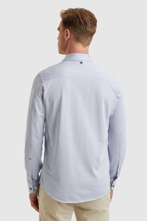 Vanguard Lange Mouw Oxford Jersey Shirt Blue Heren - Foto 2