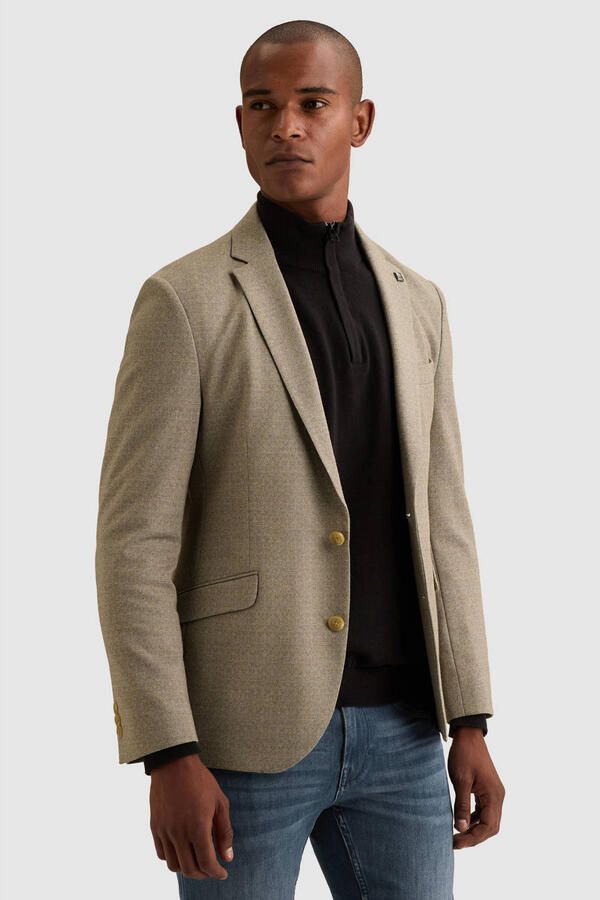 Vanguard gemêleerde colbert beige