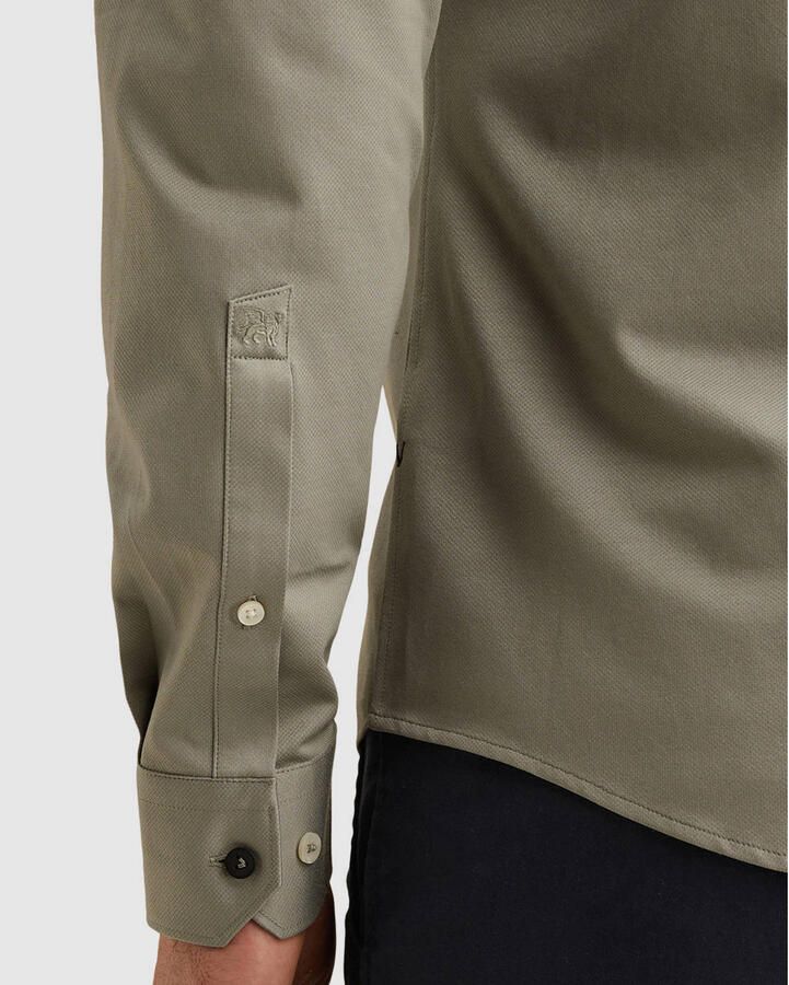 Vanguard jersey regular fit oxford overhemd groen - Foto 2