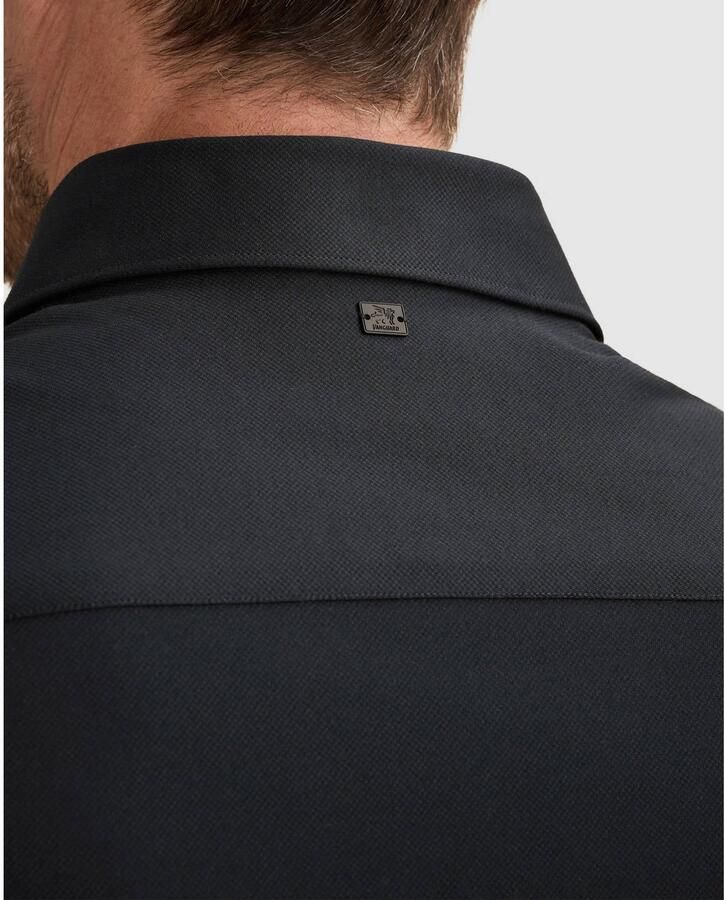 Vanguard jersey regular fit zakelijk oxford overhemd donkerblauw - Foto 2