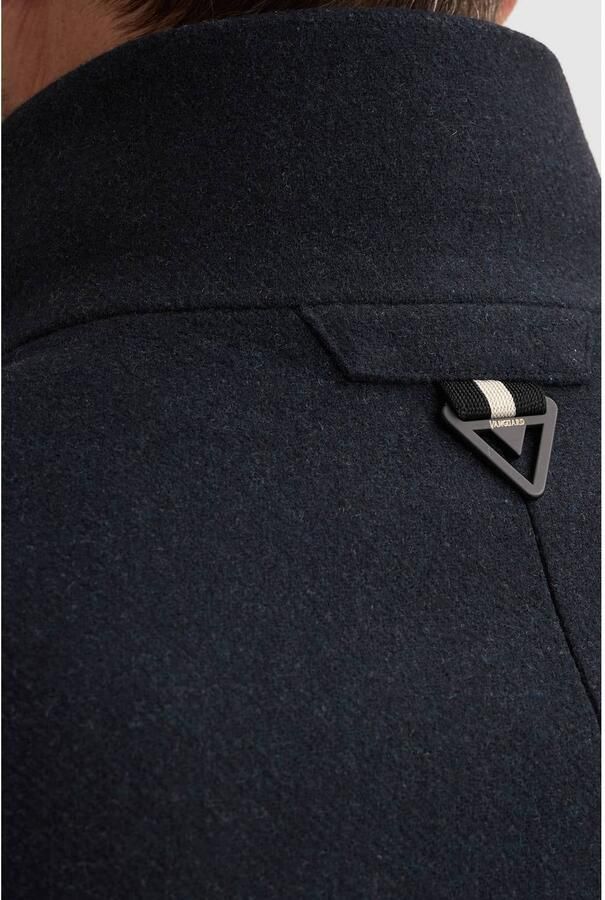 Vanguard mantel met wol donkerblauw - Foto 2