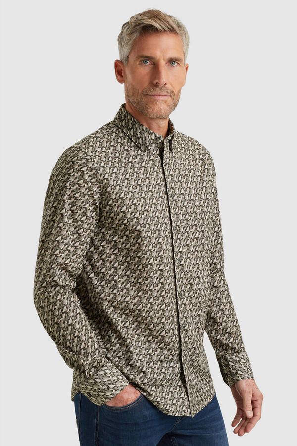 Vanguard Regular casual overhemd donkergroen