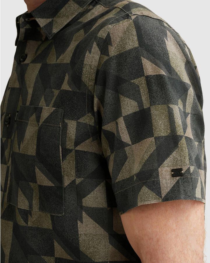 Vanguard regular casual overhemd groen - Foto 2