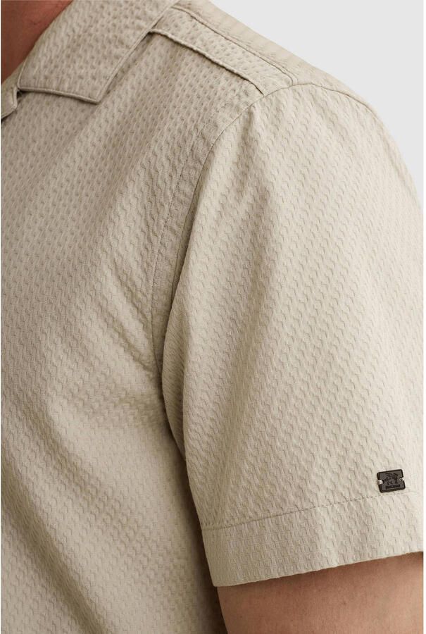 Vanguard regular casual overhemd met textuur ecru - Foto 2