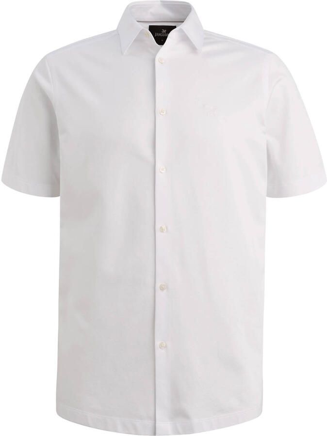 Vanguard Overhemd Korte Mouw Short Sleeve Overhemd Jersey Wit