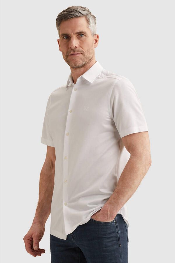 Vanguard Overhemd Korte Mouw Short Sleeve Overhemd Jersey Wit - Foto 3