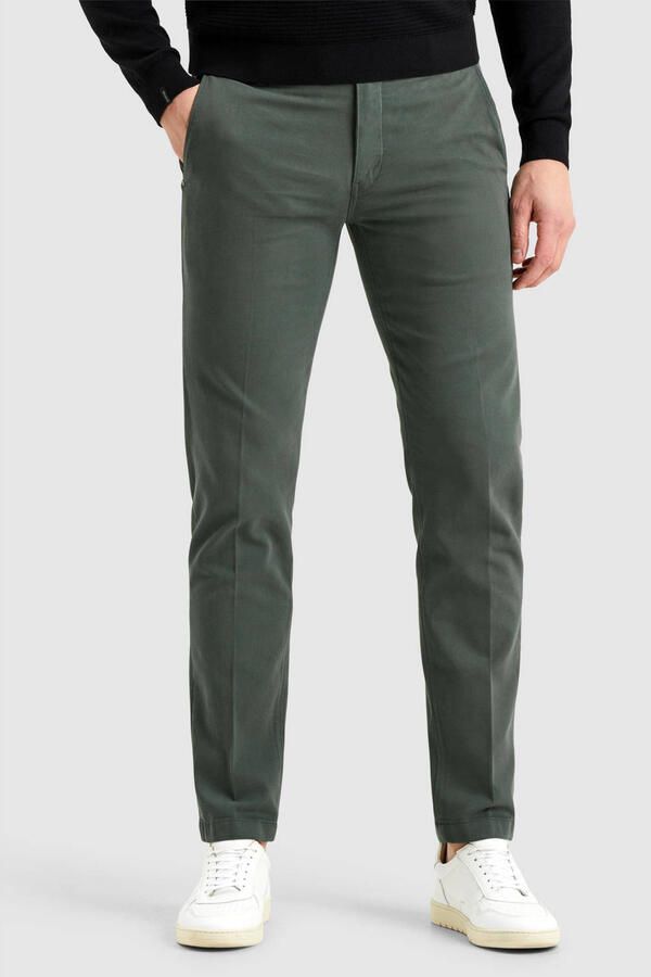 Vanguard regular chino donkergroen