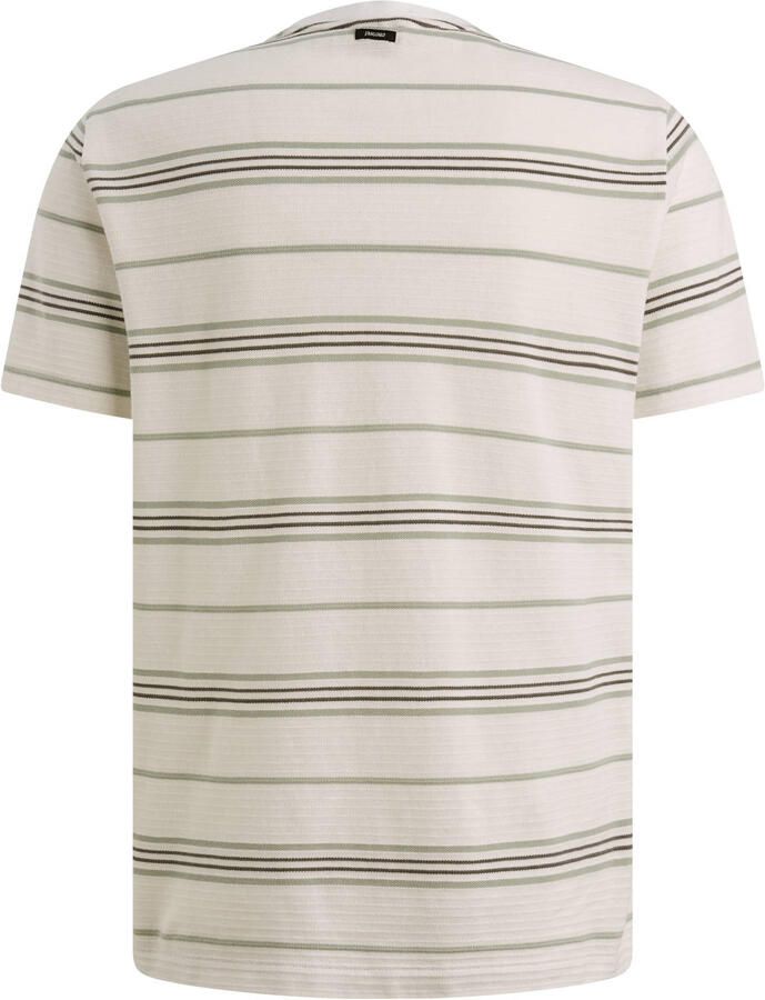 Vanguard regular gestreept T-shirt ecru - Foto 2