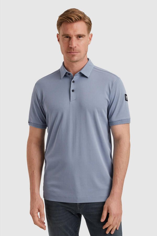 Vanguard Korte Mouw Polo Interloc Stijl Blue Heren - Foto 2